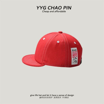 Denim Baseball Applique Cap