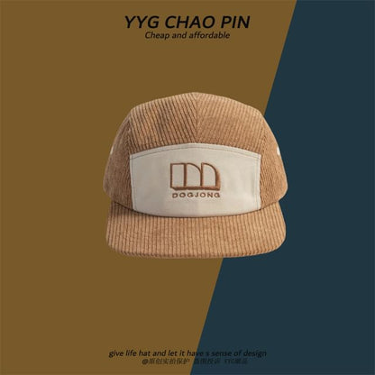Baseball Cap Corduroy Embroidered Letter