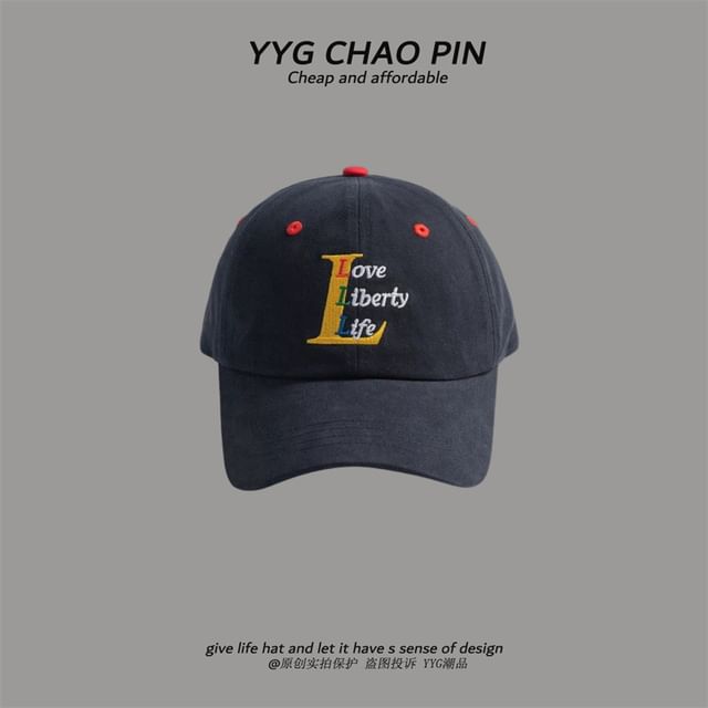 Cap Letter Embroidered Baseball