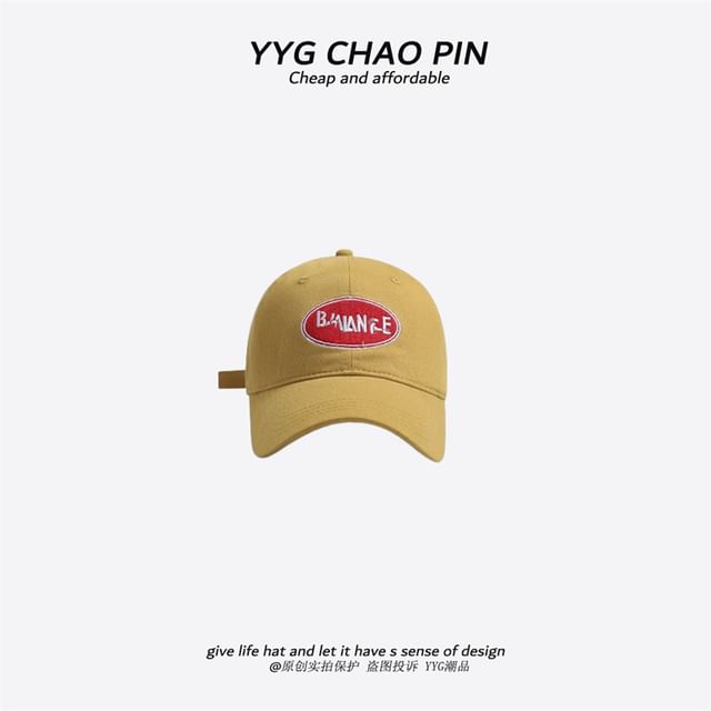 Letter Baseball Embroidered Cap