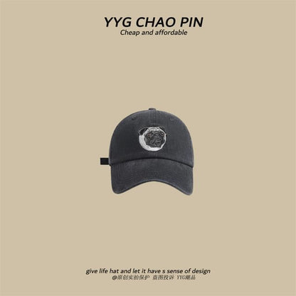 Baseball Dog Embroidered Cap