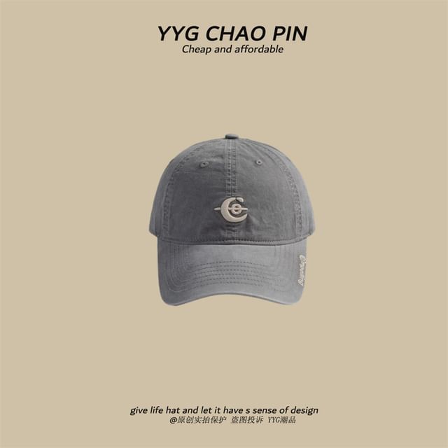 Letter Embroidered Cap Baseball