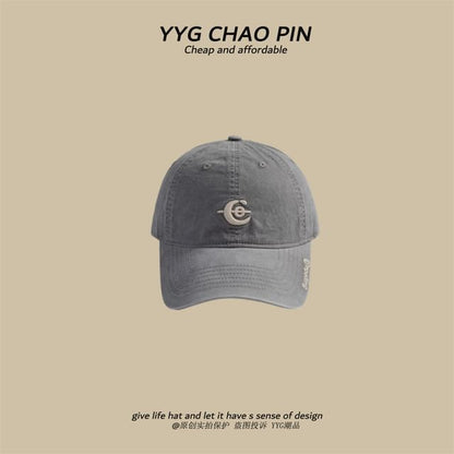 Letter Embroidered Cap Baseball