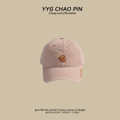 Letter Embroidered Cap Baseball