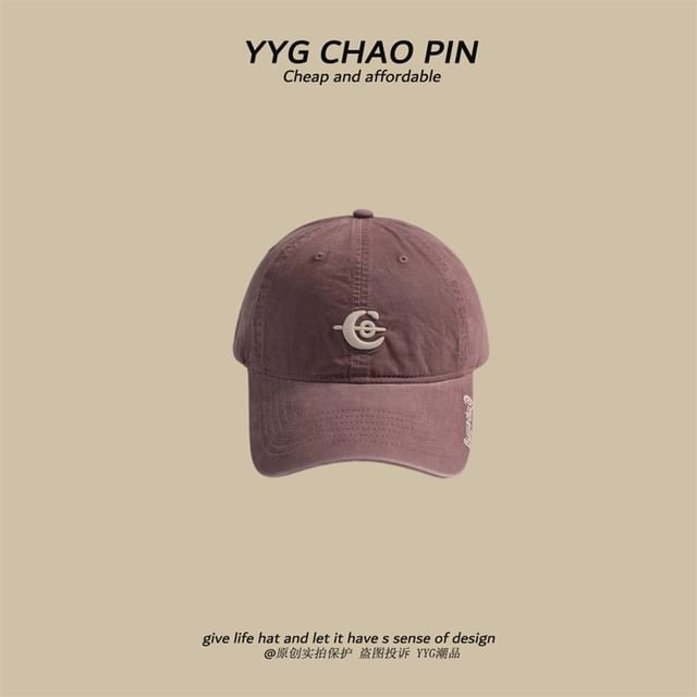 Letter Embroidered Cap Baseball