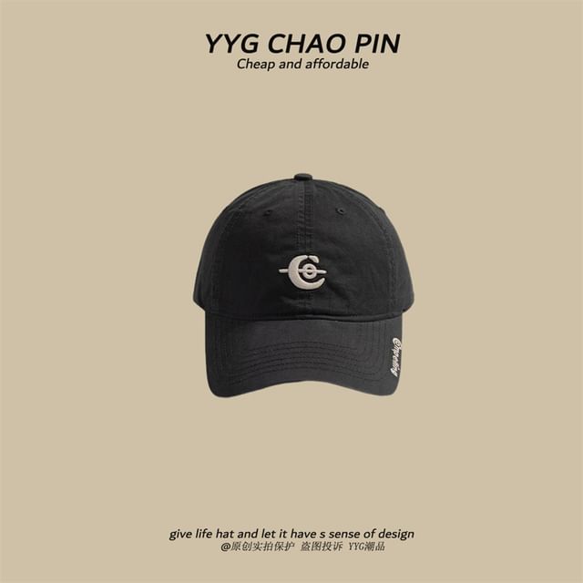 Letter Embroidered Cap Baseball