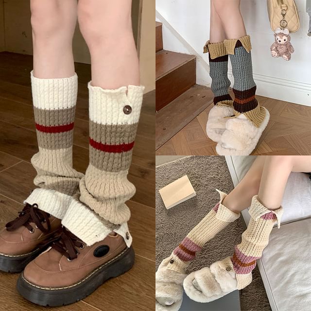 Cable Knit Leg Warmers / Set