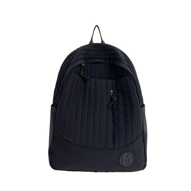 Backpack Plain Laptop Quilted