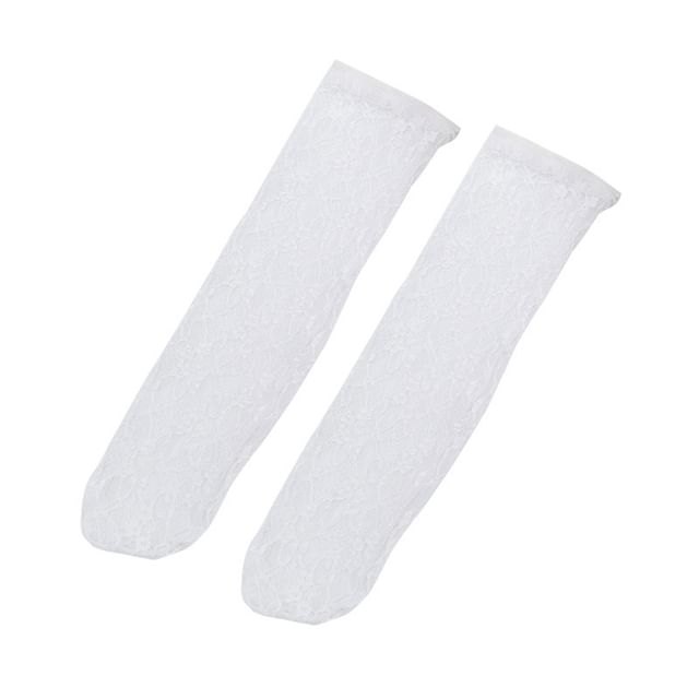 Lace Ruffle Trim Socks