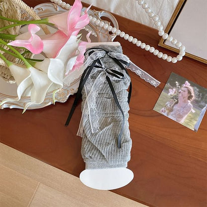 Ribbon Lace Arm Sleeves