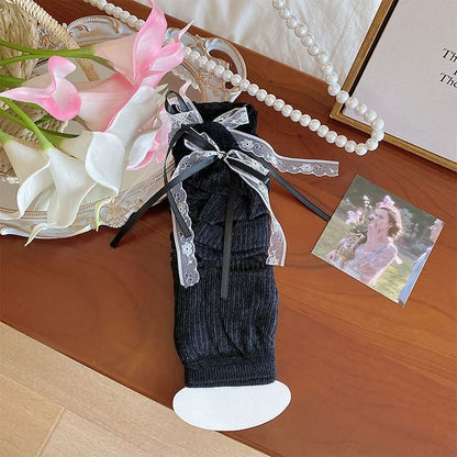Ribbon Lace Arm Sleeves