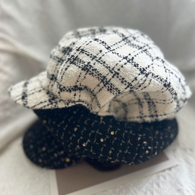Tweed Newsboy Cap