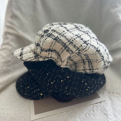 Tweed Newsboy Cap