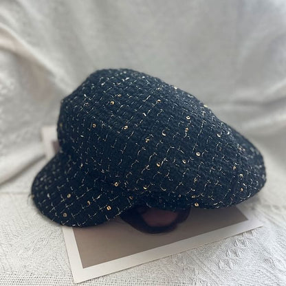Tweed Newsboy Cap
