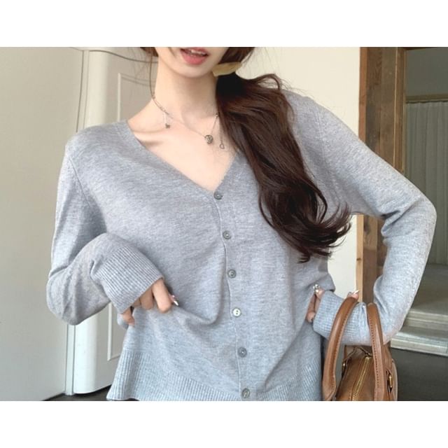 V-Neck Cardigan