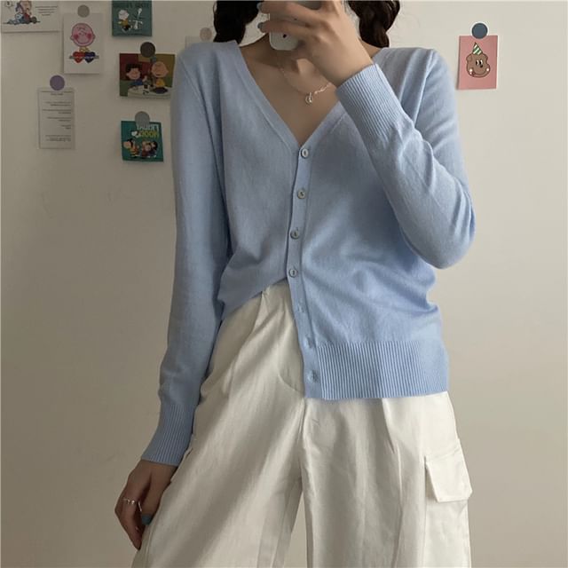 V-Neck Cardigan