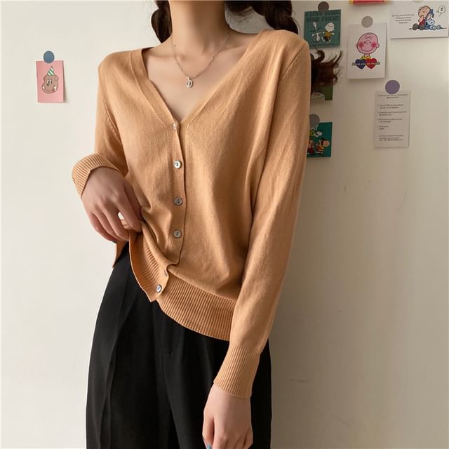V-Neck Cardigan