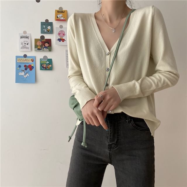 V-Neck Cardigan