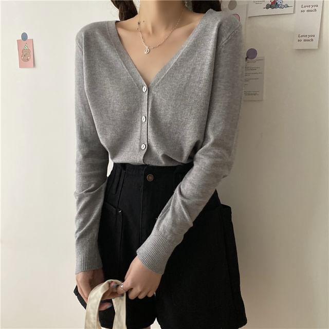 V-Neck Cardigan