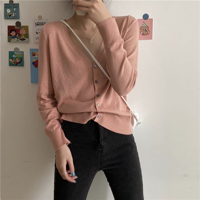 V-Neck Cardigan