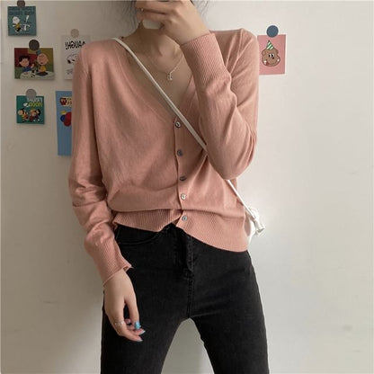 V-Neck Cardigan