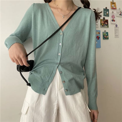 V-Neck Cardigan