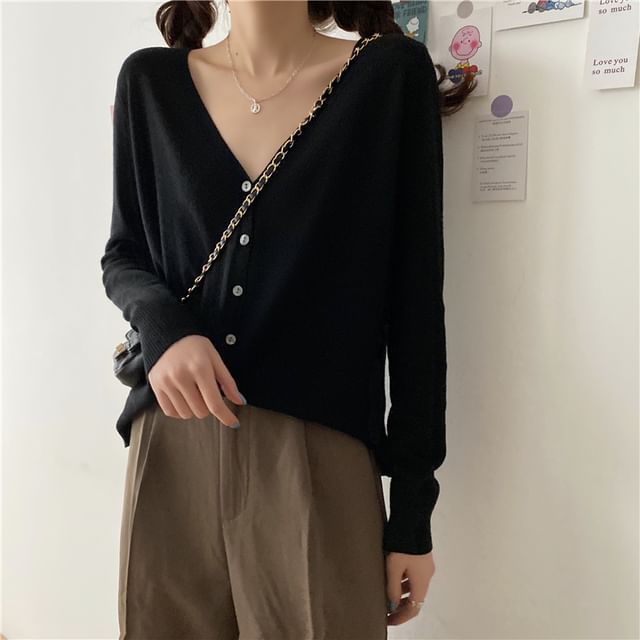 V-Neck Cardigan