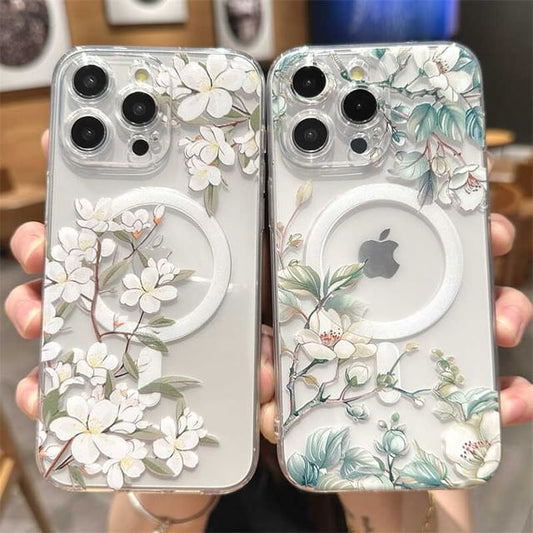 Floral Magnetic (Compatible with MagSafe) Phone Case