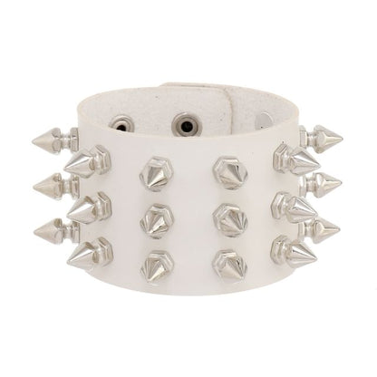 Studded Faux Leather Bracelet