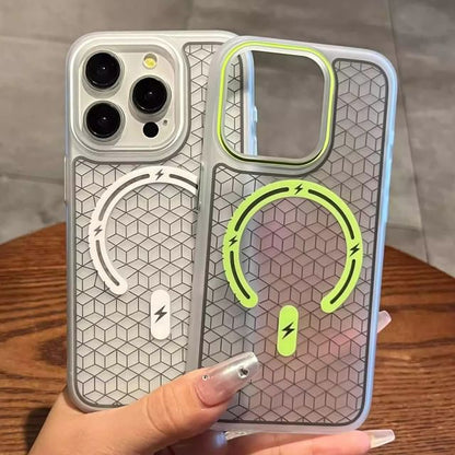 (Compatible MagSafe) Geometric Phone Magnetic Case with