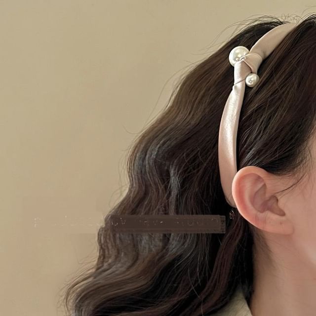 Faux Pearl Headband