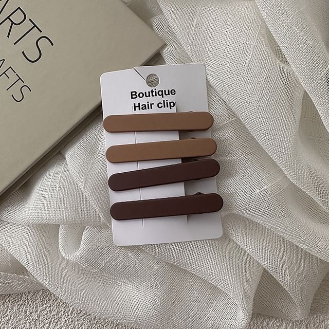 Plain Hair Clip / Set