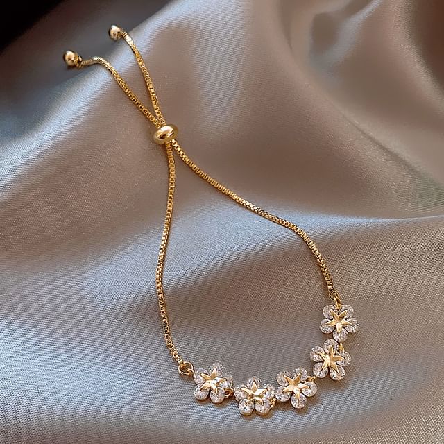 Rhinestone / Butterfly / Beaded Bracelet