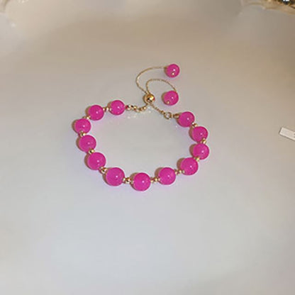 Gemstone Beaded / Rhinestone Bracelet