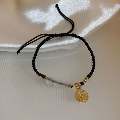 Gemstone Beaded / Rhinestone Bracelet