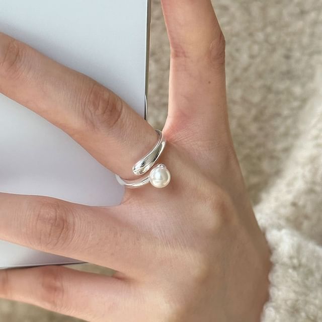 Faux Pearl Open Ring / Set
