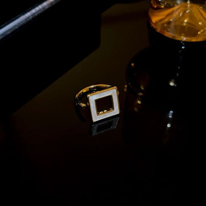 Geometric / Rhinestone Open Ring