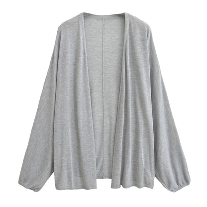 Open Front Knit Cardigan