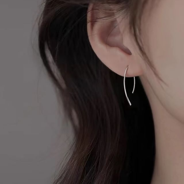 925 Sterling Silver Hoop Earring