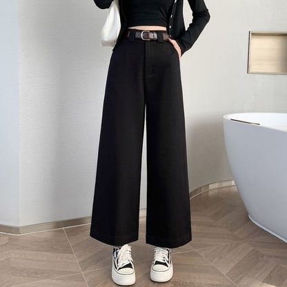 High Rise Wide Leg Jeans
