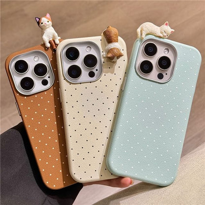 Cat Polka Dot Phone Case