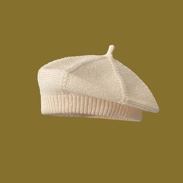 Plain Knit Beret