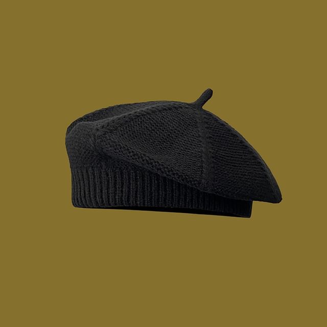 Plain Knit Beret