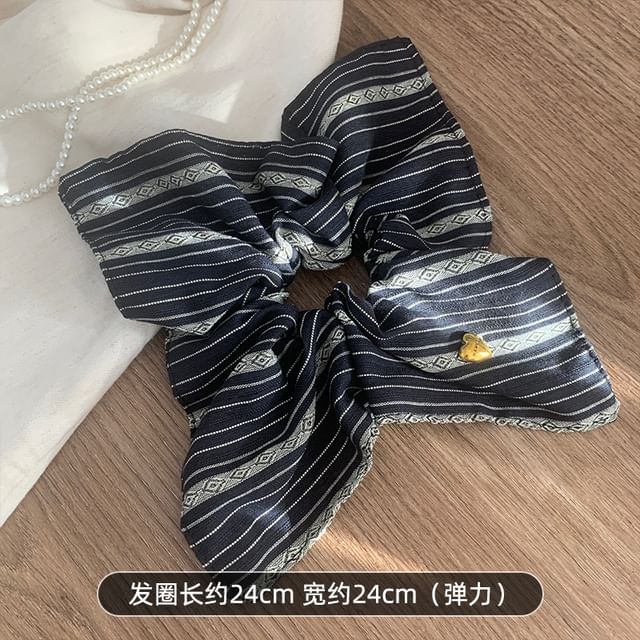 Striped Scrunchie