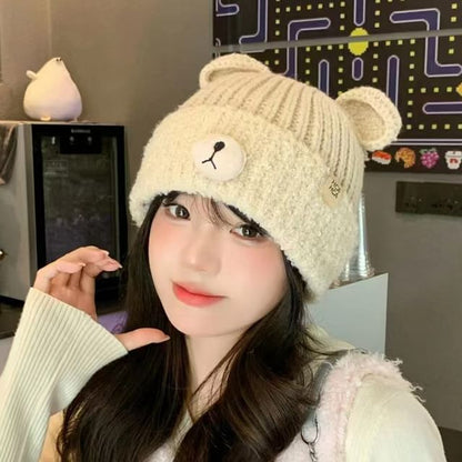 Bear Ear Knit Beanie
