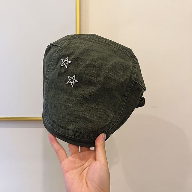 Star Studded Flat Cap