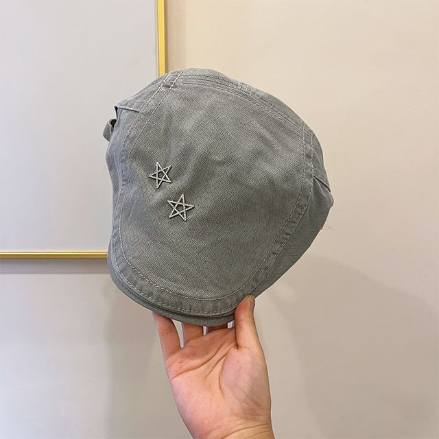Star Studded Flat Cap