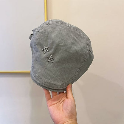Star Studded Flat Cap