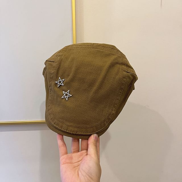 Star Studded Flat Cap