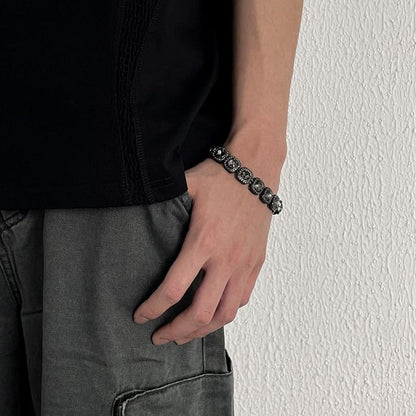 Rhinestone Stainless Steel Bracelet